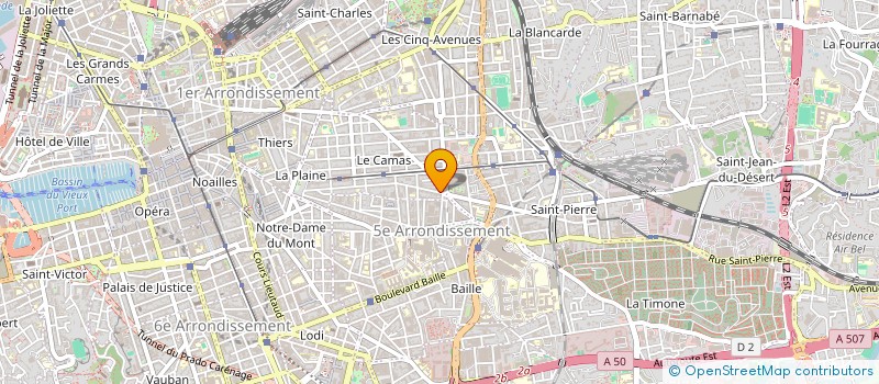 localisation de l'entreprise MIL RENOVATION CONSTRUCTION  MARSEILLE 5