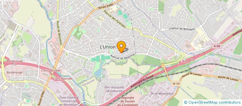 localisation de l'entreprise MIL SERVICES 31 à L'UNION