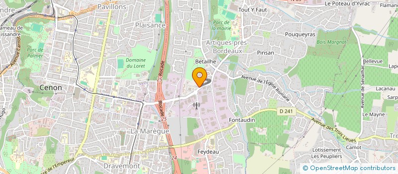 localisation de l'entreprise MIL TRANSPORTS à ARTIGUES-PRES-BORDEAUX