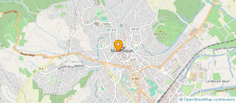 localisation de l'entreprise MIL & UNE COULEUR à MANOSQUE
