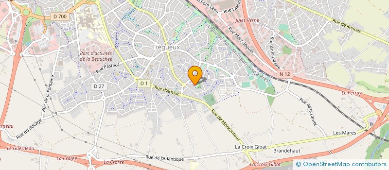 localisation de l'entreprise MIL & ZIM  TREGUEUX