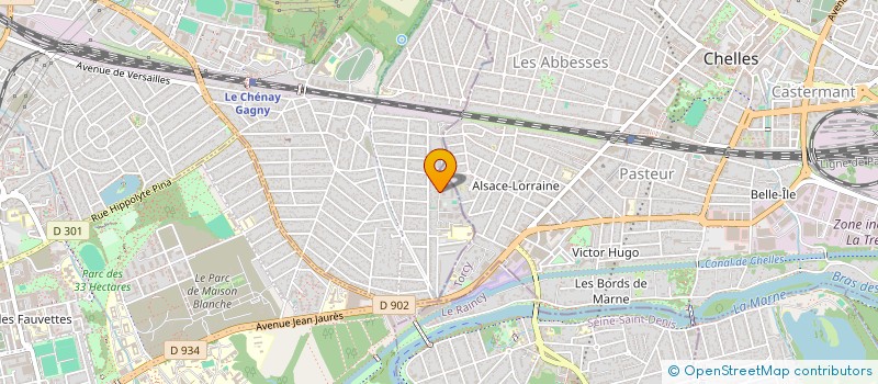 localisation de l'entreprise MIL974TAXI  GAGNY