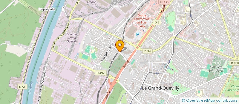 localisation de l'entreprise MILA  LE GRAND-QUEVILLY