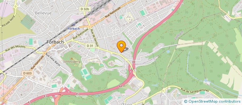 localisation de l'entreprise MILA  FORBACH