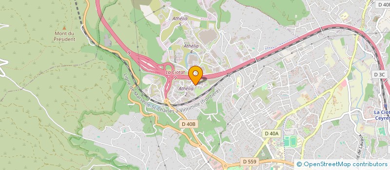 localisation de l'entreprise MILA  LA CIOTAT