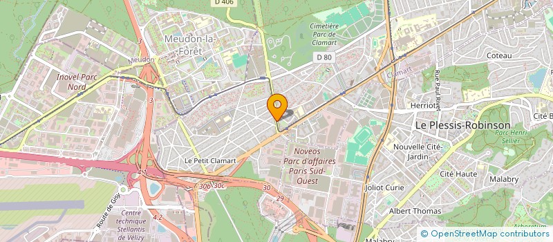 localisation de l'entreprise MILA à CLAMART