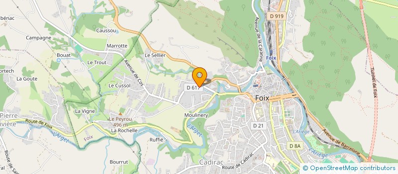 localisation de l'entreprise MILA à FOIX