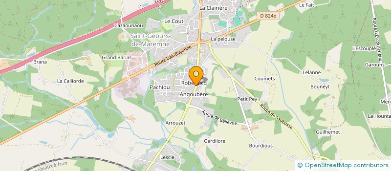 localisation de l'entreprise MILA à SAINT-GEOURS-DE-MAREMNE