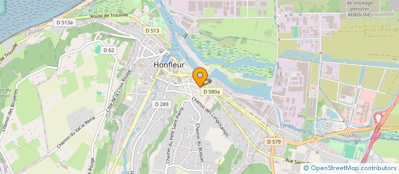 localisation de l'entreprise MILA à HONFLEUR