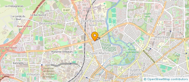 localisation de l'entreprise MILA  RENNES