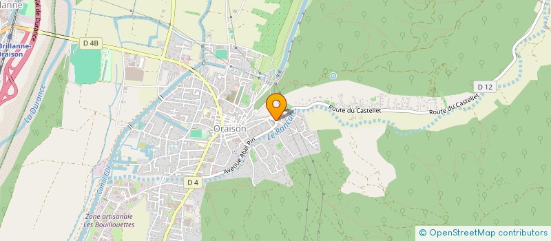 localisation de l'entreprise MILA  ORAISON