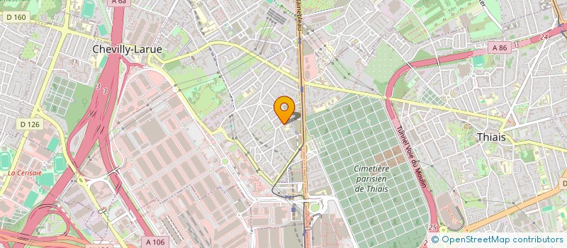 localisation de l'entreprise MILA-BATI  CHEVILLY-LARUE