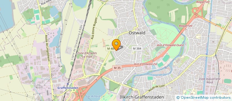 localisation de l'entreprise MILA HOME  OSTWALD