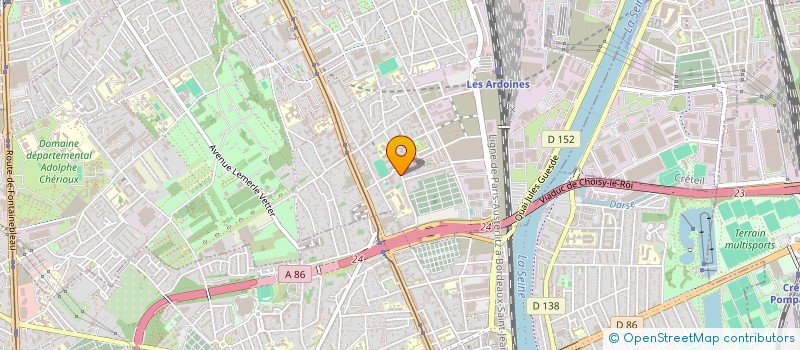 localisation de l'entreprise MILA INVEST  VITRY-SUR-SEINE