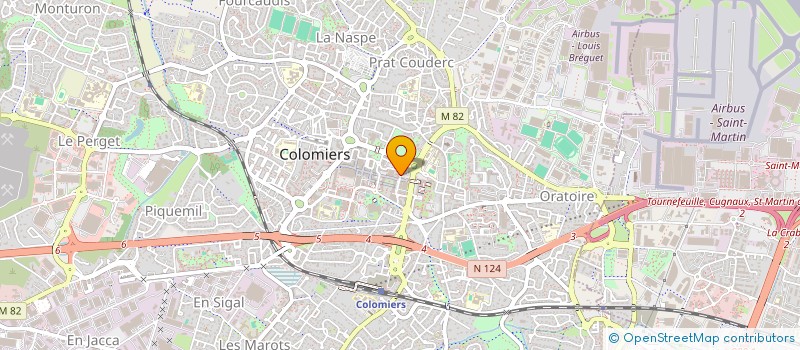 localisation de l'entreprise MILA SERVICES à COLOMIERS