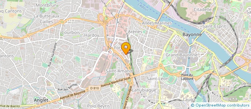 localisation de l'entreprise MILABIA à BAYONNE