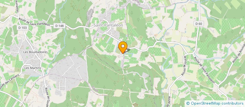 localisation de l'entreprise MILABOR  SAINT-PANTALEON