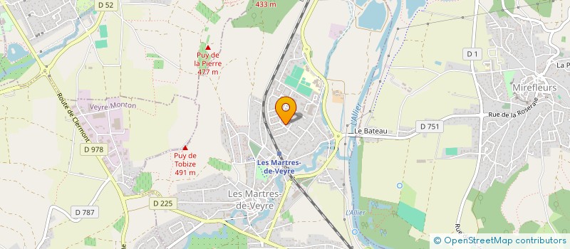 localisation de l'entreprise MILACHOC  LES MARTRES-DE-VEYRE