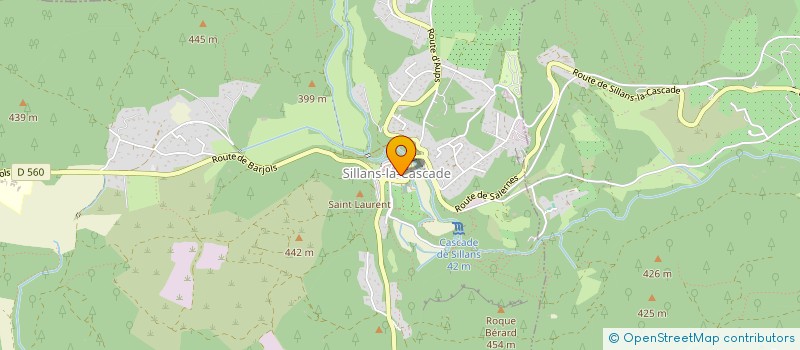 localisation de l'entreprise MILACO  SILLANS-LA-CASCADE