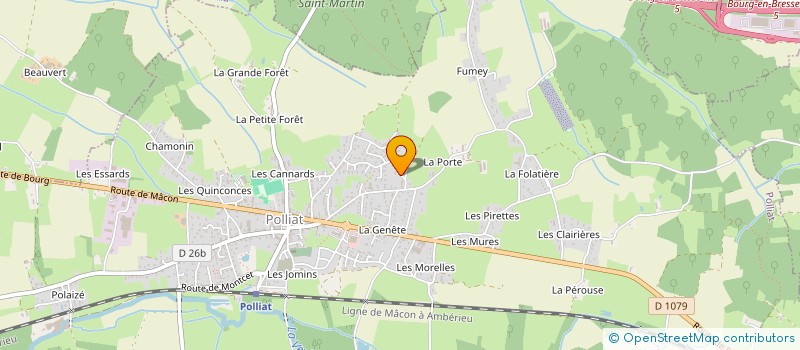 localisation de l'entreprise MILADE  POLLIAT