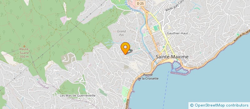 localisation de l'entreprise MILADI à SAINTE-MAXIME