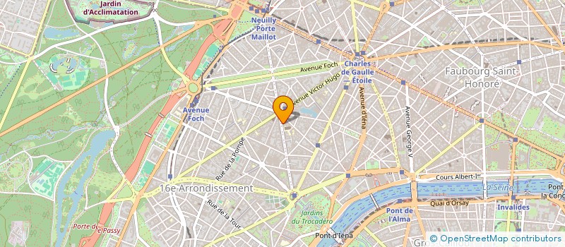 localisation de l'entreprise MILADY  PARIS