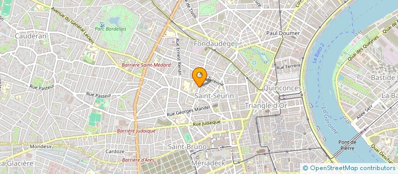 localisation de l'entreprise MILADY  BORDEAUX