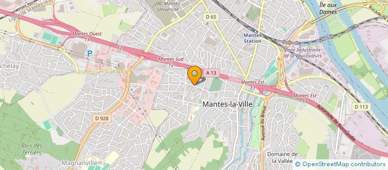 localisation de l'entreprise MILADY FLORE  MANTES-LA-VILLE