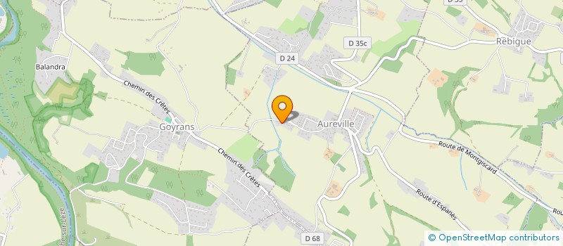 localisation de l'entreprise MILAIA  AUREVILLE