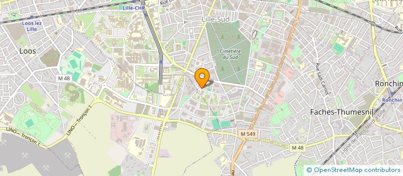 localisation de l'entreprise MILAINA à LILLE