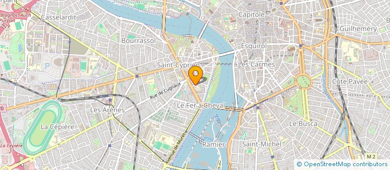 localisation de l'entreprise MILAINVEST à TOULOUSE