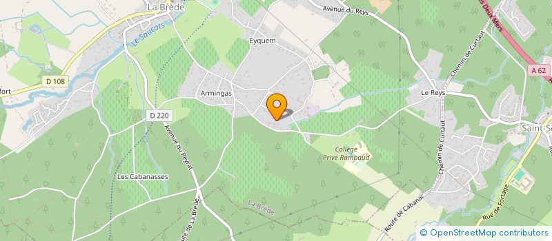 localisation de l'entreprise MILAN  LA BREDE