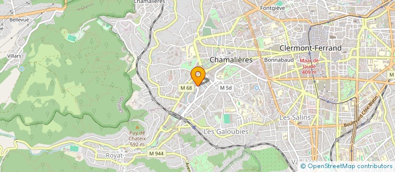 localisation de l'entreprise MILAN  CHAMALIERES