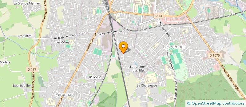 localisation de l'entreprise MILAN  PERONNAS