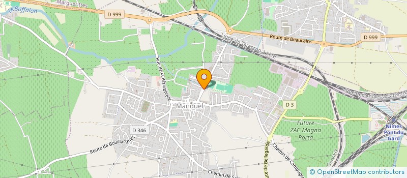 localisation de l'entreprise MILAN  MANDUEL