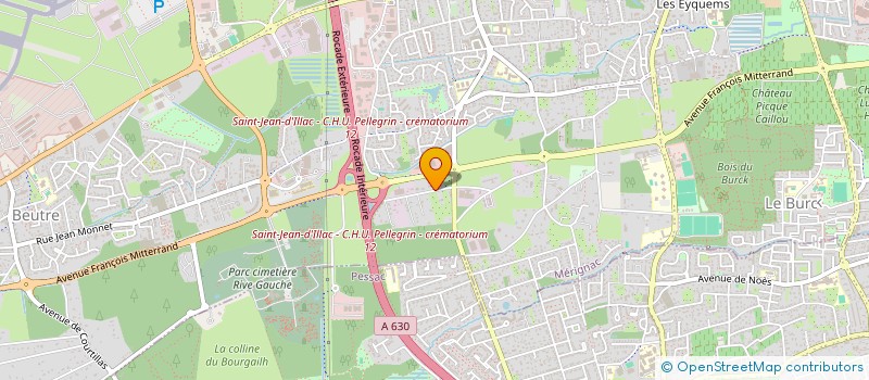 localisation de l'entreprise MILAN ET ELA  MERIGNAC