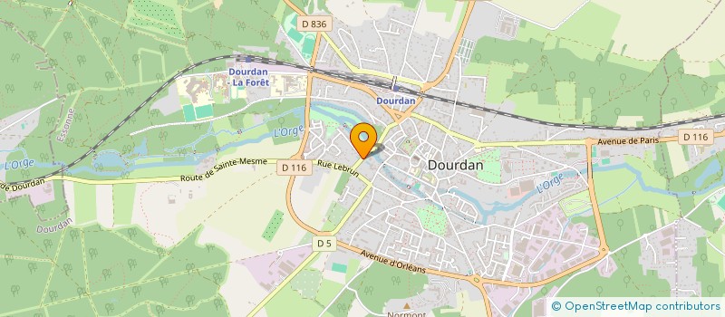 localisation de l'entreprise MILAN & JADE INVEST  DOURDAN