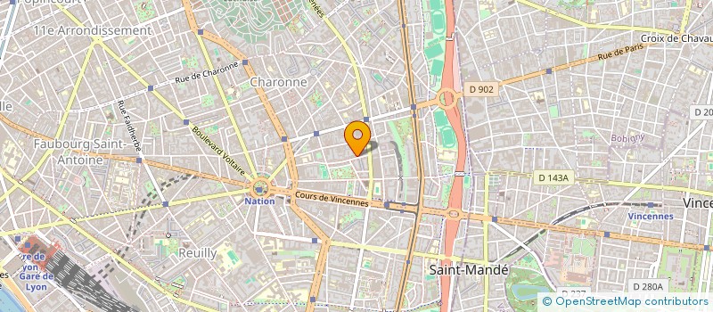 localisation de l'entreprise MILAN NEGOCE à VILLENEUVE-SAINT-GEORGES