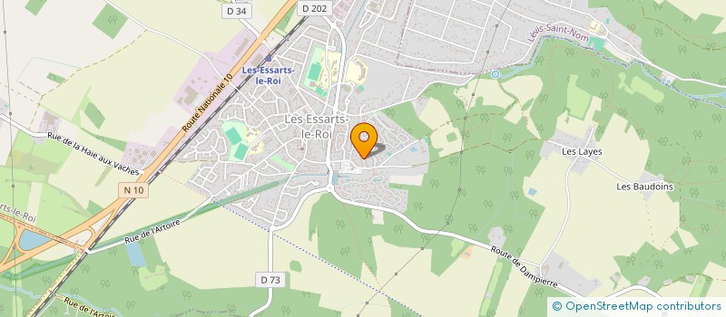 localisation de l'entreprise MILANA  LES ESSARTS-LE-ROI