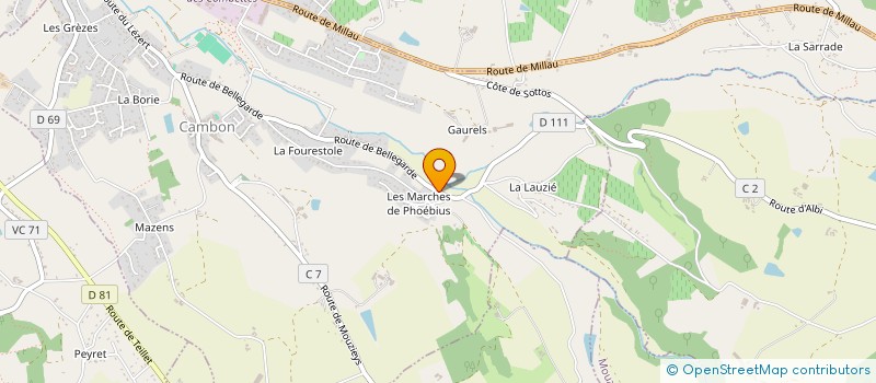 localisation de l'entreprise MILANB  CAMBON