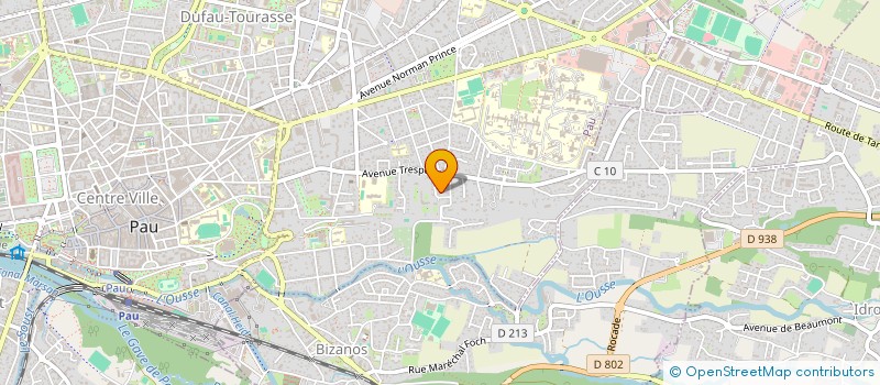 localisation de l'entreprise MILAND à PAU