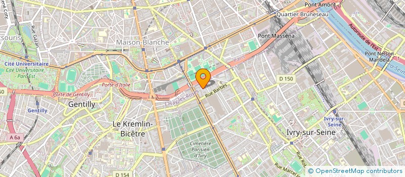 localisation de l'entreprise MILANDA TRANS à IVRY-SUR-SEINE
