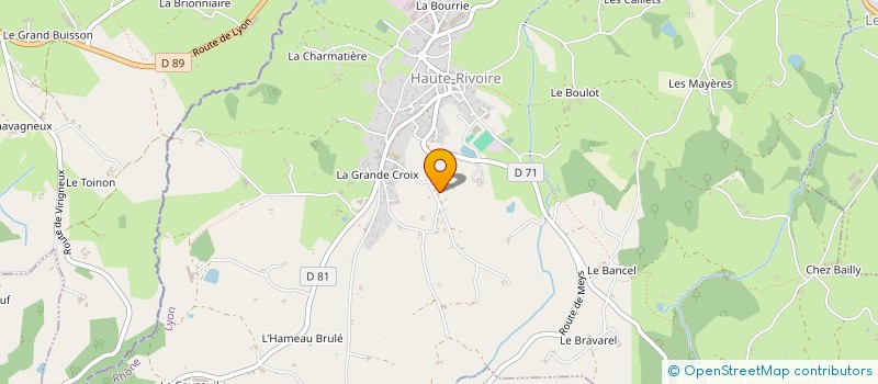 localisation de l'entreprise MILANESSE  HAUTE-RIVOIRE