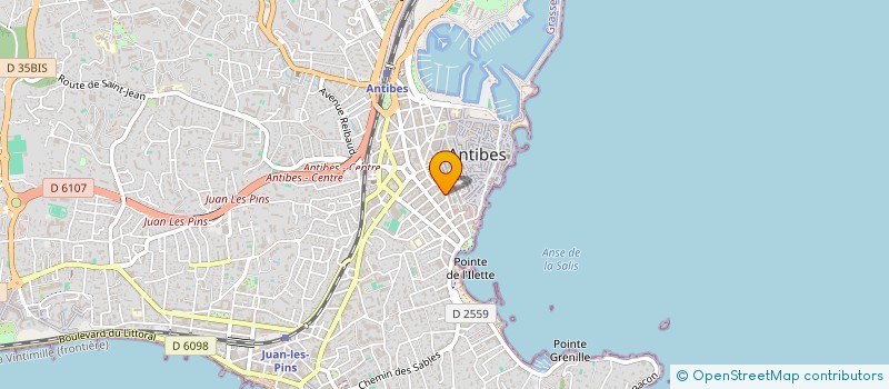 localisation de l'entreprise MILANGE à ANTIBES