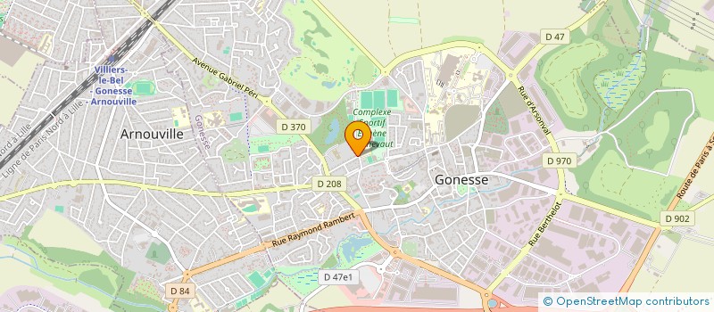 localisation de l'entreprise MILANN à GONESSE