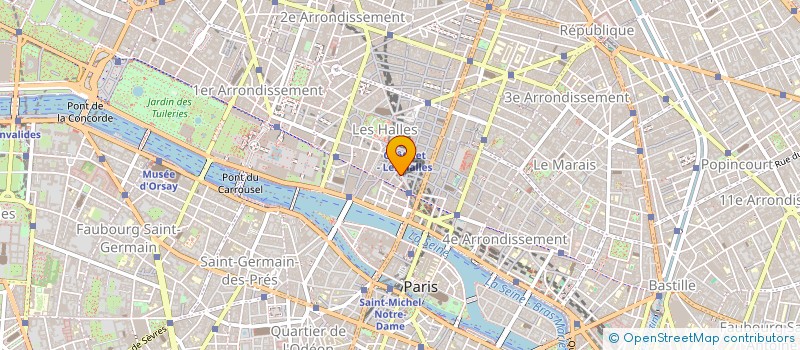 localisation de l'entreprise MILANO à PARIS