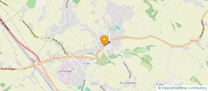 localisation de l'entreprise MILANO  GRAGNAGUE