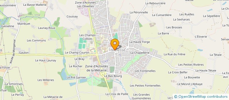 localisation de l'entreprise MILANO  SAINT-GREGOIRE