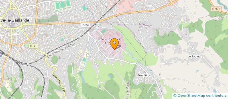 localisation de l'entreprise MILANO  BRIVE-LA-GAILLARDE