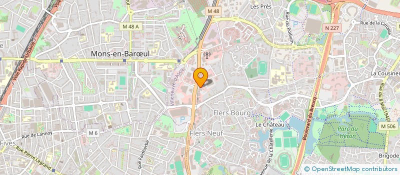 localisation de l'entreprise MILANO AUTOMOBILES à VILLENEUVE-D'ASCQ